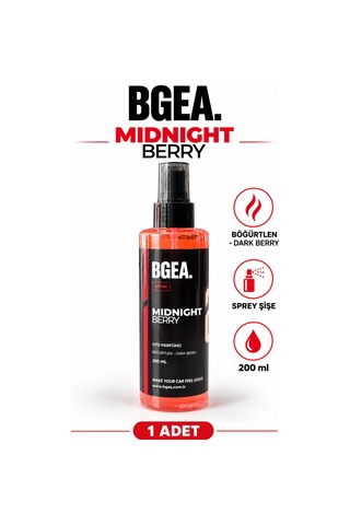 Bgea Midnight Berry Böğürtlen Kokulu Oto Parfümü Dark Berry Sprey 200 Ml