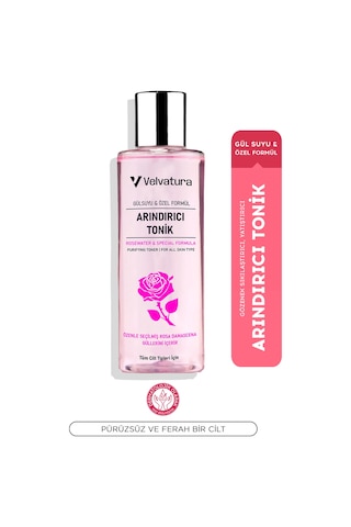 Velvatura Gül Suyu Özlü Arındırıcı Tonik 190 ML