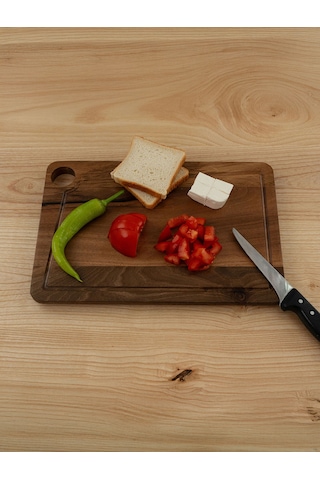 Ahşap Dikdörtgen Kesme & Sunum Tahtası