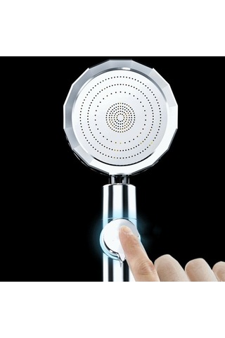 Ulzyvf Yüksek Basınçlı 360 Derece Dönebilir Turbo Duş Başlığı - Su Tasarruflu Pratik Aç/kapa Diğer