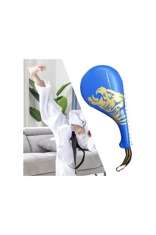 Pazly Suntek Profesyonel Taekwondo Kick Pad Mavi - Karate Boks Ekipmanı Mavi