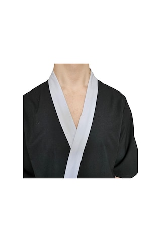 Formteks Sushi Şef Kimono Ceketi Siyah Beyaz Kırmızı