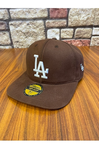 Hamze La Los Angeles Hiphop Snapback Rapper Baseball Drip Şapka Cap Kahverengi