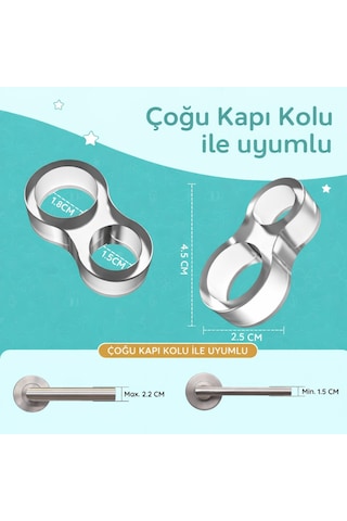 Şeffaf Silikon Kapı Kolu Stoperi Kapı Kolu Tutucu Ve Pencere Tamponu 1 Adet