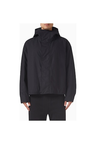 Jil Sander Su Tutmayan Pamuklu Ceket, Water -, Şık Ve Fonksiyonel Siyah
