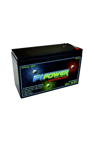Pipower Lithium 12v6ah Lityum Lifepo4 Akü Ups, Alarm Sistemleri Vs.