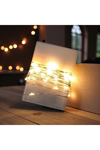 Upway 5 Metre Su Geçirmez Günışığı 50 Led Işık - Pilli Dekoratif Aydınlatma Sarı
