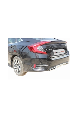 Honda Civic 10 Arka Tampon Eşiği Krom 2016 ve Sonrası