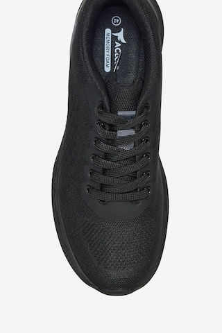 AC&Co / Altınyıldız Classics Erkek Sıyah Rahat Taban Spor Sneaker Ayakkabı Siyah