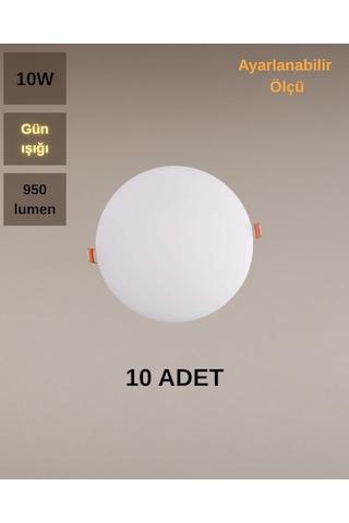 Cata Ct-5660 X Plus Led Panel 10w Günışığı - 10 Lu Paket Gün Işığı