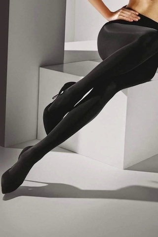 6 Adet Siyah 100 Denye Kalın Kışlık Külotlu Çorap Opak Naturel Esnek 6'lı Paket Çok Renkli