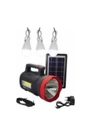 Gold Silver Gs-345 Güneş Enerjili Solar Aydınlatma Radyolu Set