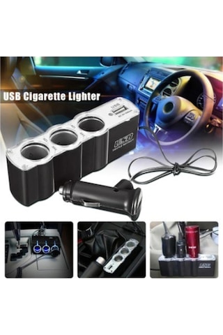 Çarşıhan Oto Çakmak Çoklayıcı Çoğaltıcı Soketi Usb