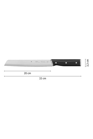 Wmf Sequence Ekmek Bıçağı 20 Cm Siyah