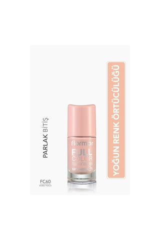 Flormar Oje - Full Color Nail Enamel C60 Berry Brown 8690604497591