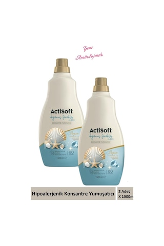 Okyanus Ferahlığı Konsantre Çamaşır Yumuşatıcı 1500 Ml X 2 Adet 2'li Set 58119255