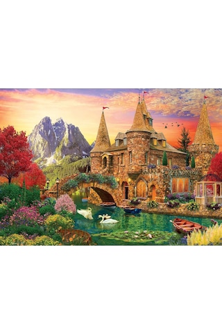 Ks Games 1000 Parça Kale Ülkesi Puzzle - David Maclean