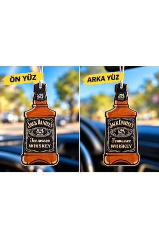 Viski Tasarımlı Oto Dikiz Aynası Kokusu - Viski Şişesi Modeli 001
