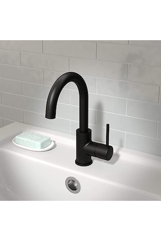 Sardıcı Vermilion Serisi Lavabo Bataryası Siyah