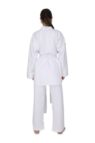 Beyaz Yaka Fitill Taekwondo Elbisesi 001