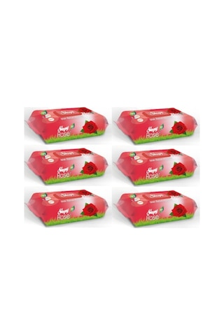 Sleepy Gül Kokulu Islak Bebek Havlusu 6 X 90'Lı