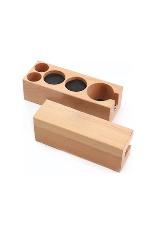 Vosco Ahşap Tamper Ve Sıkıştırma Standı - 5 Gözlü Vts-2