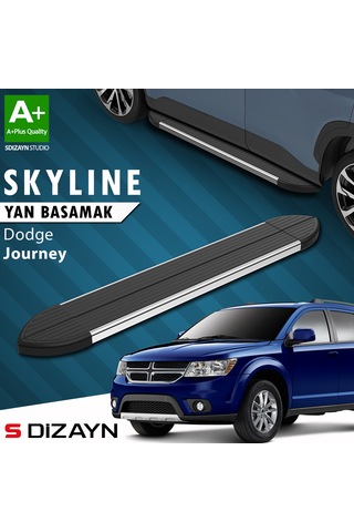 S-dizayn Dodge Journey Skyline Krom Yan Basamak 183 Cm 2008-2020 A+ Kalite