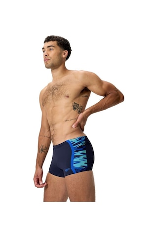 Speedo Hyperboom Splice Aquashort Erkek Yüzücü Mayosu Lacivert