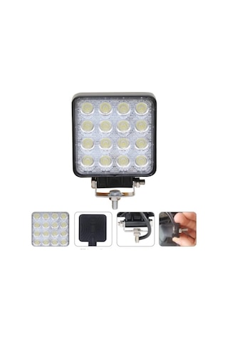Traktör Led Kabin Lamba 16 Ledli 2 Adet