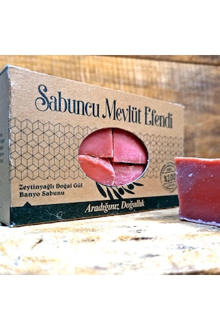 Sabuncu Mevlüt Efendi Zeytinyağlı Doğal Gül Banyo Sabunu 400 G