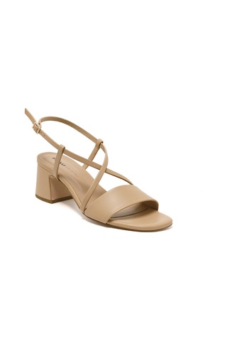 Sandalet Kadın 79p3 Frau Nappa Cookie Brown Cookie Bej