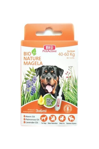 Bio Nature Magela Dış Parazit Kovucu Köpek Tüy ve Deri Bakım Ürünü 3 x 6 ML Bio Nature Magela Dış Parazit Kovucu Köpek Tüy ve Deri Bakım Ürünü 3 x 6 ML