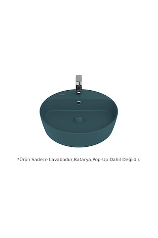 Creavit LP146 Loop Yuvarlak Çanak Lavabo 45 CM - Mint Yeşili
