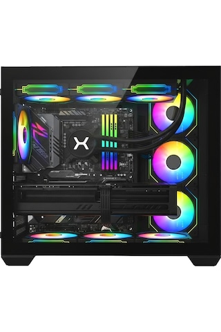 Xaser Raze X210 R-7 9800X3D 16 GB   512 GB M.2 Nvme  SSD Free Dos Masaüstü Oyuncu Bilgisayarı