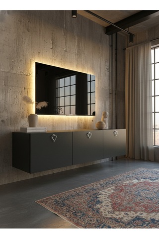 Resital Tv Ünitesi S1837-4 Antrasit Antrasit