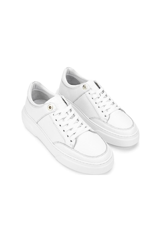 Tamer Tanca Kadın Hakiki Deri Beyaz Sneakers & Spor Ayakkabı 04 503 Bn Ayk Y25 Beyaz Fltr Beyaz