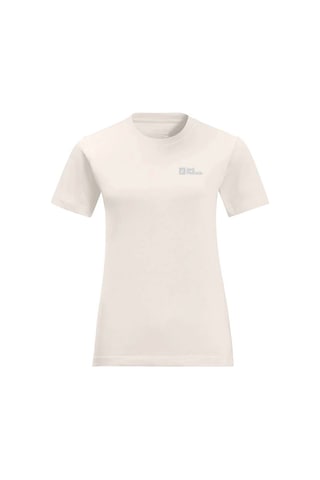 Jack Wolfskin Essentıal T W Beyaz Kadın Kısa Kol T-shirt Beyaz