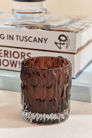 Pasabahce Kabuk Tealight Mumluk 7 Cm Kahverengi - 1 Adet Kahve