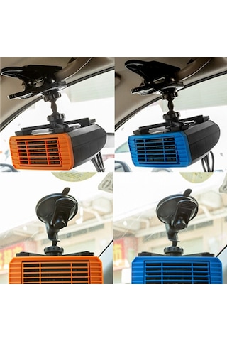 12v Çok Fonksiyonlu Araba Isıtıcısı 360 Derece Dönebilen Araba Isıtıcısı, Stil: Klipsli Model