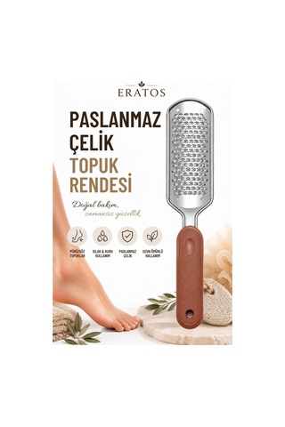 Paslanmaz Çelik Topuk Rendesi 10'li Paket