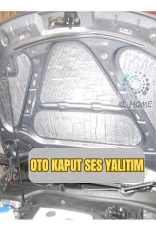 6mm -100cmx100cm 1m2 Alum Folyo Yapışkan Kalınlık Kaput Kauçuk Yalıtım Karavan Oto Ses Ve Isı