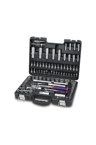 Workpro Wp202535 1/4 1/2 108 Parça Cr-v Metrik Profesyonel Lokma Takımı