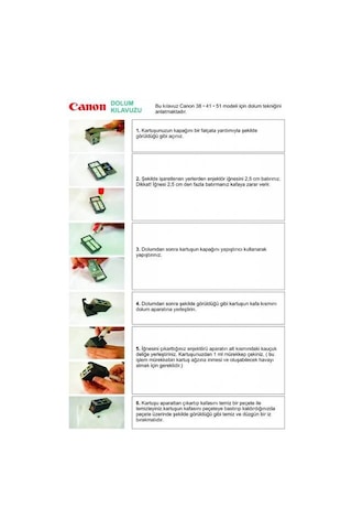 Canon Cl - 576 Uyumlu Renkli Kartuş Kolay Dolum Seti - Ts3750i