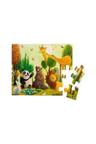 +3 Yaş Ormanda Puzzle 24 Parça (Eolo Yayınları)