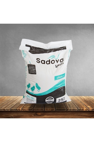 Sadova 101 Süs Civciv Yemi Toz-Granül 25  Kg
