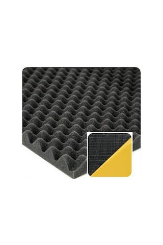 Türkeli Akustik Yanmaz Yapışkanlı Yumurta Süngeri 60 Dns 30 MM 50 x 50 Cm