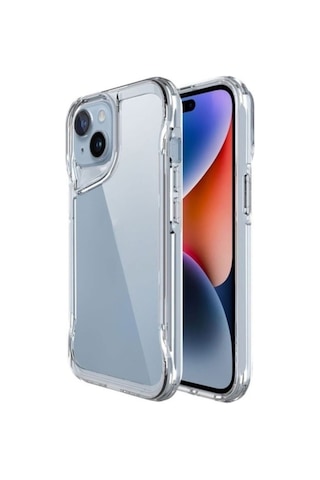 Apple Uyumlu iPhone 15 Kılıf Zore T-max Kapak Renksiz