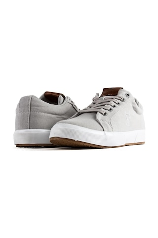 Buckhead 4213 Mayer Gri Yazlık Keten Comfort Sneaker Spor Ayakkabı Gri