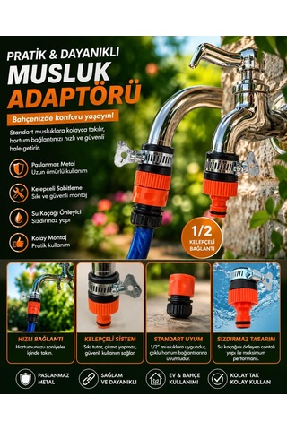 Lexroo Otomatik Batarya Hortum Bağlama Aparatı Bataryadan Su Alma Set Diğer