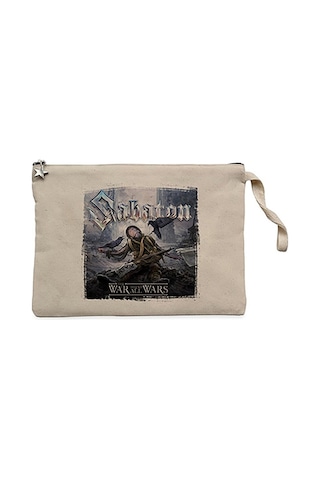 Sabaton The War To End All Wars Krem Cüzdan / El Çantası Krem